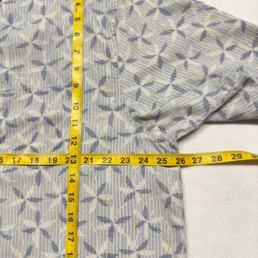 Tommy Bahama Mens Size XL Island Zone Geometric Tropical Hawaiian Camp‎ Shirt - Picture 7 of 11